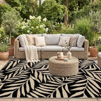 Smiry Outdoor Rug 6x9 ft, Waterproof Reversible Plastic Straw Rugs, Outdoor - Image 5