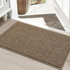 BEQHAUSE Dirt Trapper Door Mat 24" x 36", Non-Slip Washable Doormats Entrance by BEQHAUSE
