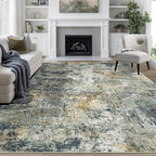 8x10 Area Rugs for Living Room Rug Washable: Abstract Large Rug for Dining Room by Aelenmu