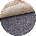 Veken 6 Ft Round Non Slip Cushioned Rug Pad Gripper, Felt and Silicone Backing by Veken