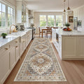Madane Hallway Runner Rug 2'6''x10' Kitchen Runner, Non Slip Vintage Runners by Madane