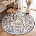 Lofus 4ft Area Rugs for Living Room, Washable Area Rug, Rugs for Bedroom by Lofus