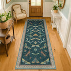 Hazo Haus Brown and Green Kitchen Sink Runner Rug 2x5 - Image 6