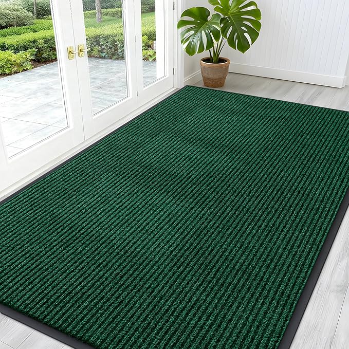 OLANLY Front Door Mat Indoor Outdoor Entrance, Waterproof Heavy Duty Doormat by OLANLY