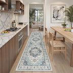 Madane Runner Rug 2x8, Washable Hallway Runner Rugs, Non-Slip Low-Pile Soft - Image 3