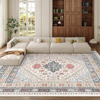 zesthome 8x10 Area Rugs for Living Room, Non-Slip Backing Washable Rugs by Zesthome