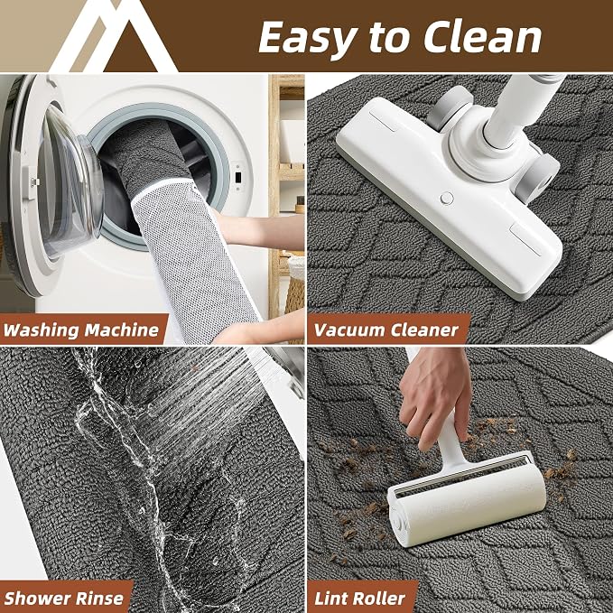 COSY HOMEER Kitchen Rugs 24"x35" Non-Slip Washable Kitchen Mats - Image 7