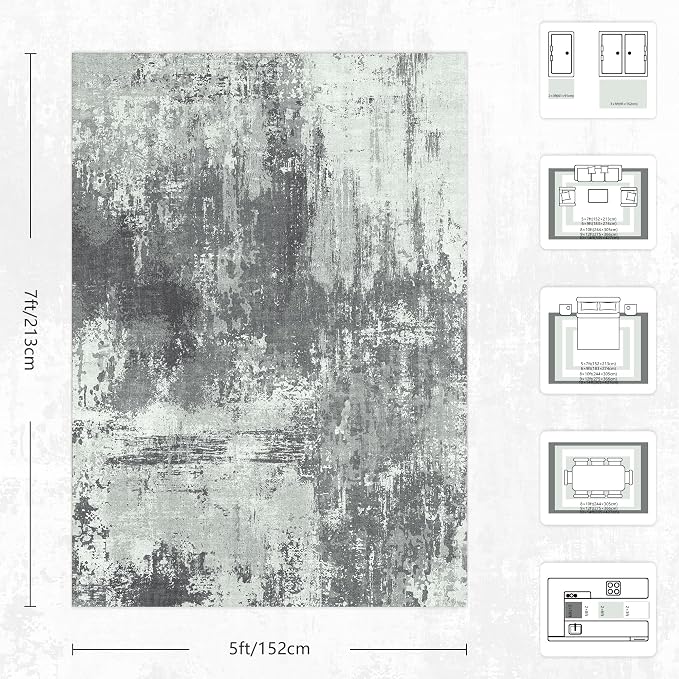 5x7 Rugs for Living Room - Image 2
