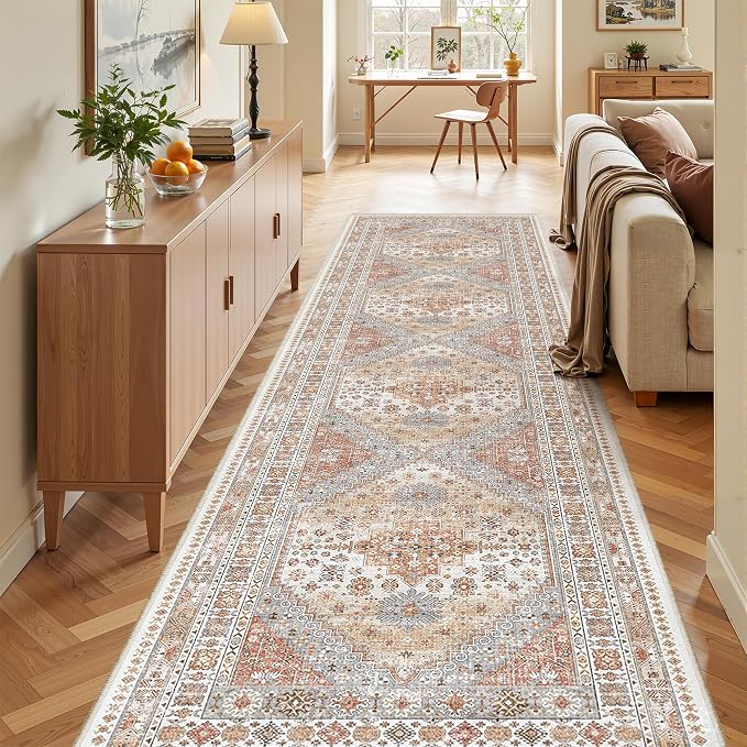 zesthome 3x12 Runner Rug for Hallway, Non-Slip Long Bathroom Rugs Runner for - Image 5