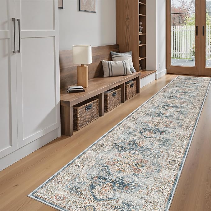 Madane Hallway Runner Rug 2x12, Extra Long Washable Runner Rugs - Image 6
