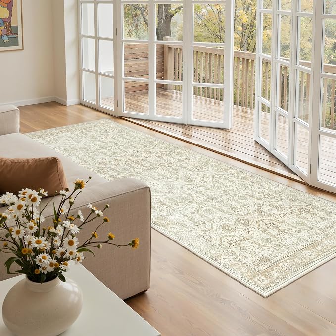 Soalmost Runner Rug 2x5 Washable Non-Slip Kitchen Runner Rugs by Soalmost
