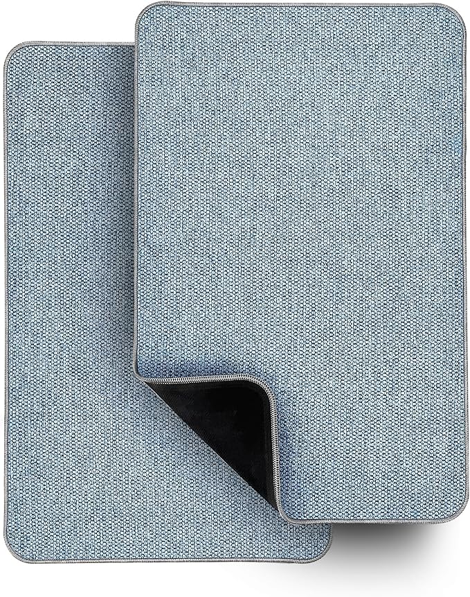 Bosap Bath Mat, Ultra Thin Bathroom Rugs, Rubber Bath Mats by BosapDirect