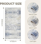 4x8 Rug for Bedroom, Wide Runner Rug for Hallway, Non Slip Washable Rug for - Image 2