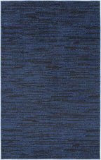 Nourison Home Nourison Essentials Midnight Blue 3' x 5' Area Rug - Image 6