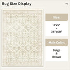 Soalmost 3x5 Rug, Small Area Rug - Image 5
