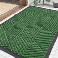 Smiry Front Door Mat Outside Entrance, Heavy Duty Sturdy Natural Rubber Doormat by Smiry