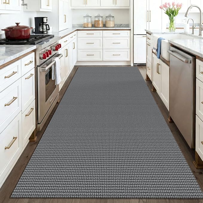 KOZYFLY Washable 4x6 Entry Woven Area Rug, Braided Throw Rugs - Image 2