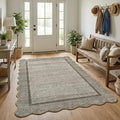 GarveeHome Scalloped Washable Rugs by GarveeHome