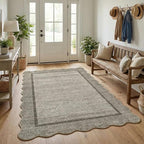GarveeHome Scalloped Washable Rugs by GarveeHome
