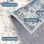 BEIMO Runner Rug for Hallway Kitchen, Soft Modern Abstract Throw Rugs, Low Pile - Image 6