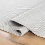 CAMILSON Easy Jute Rug 2x3, Indoor Outdoor Off-White Farmhouse Area Rugs - Image 4
