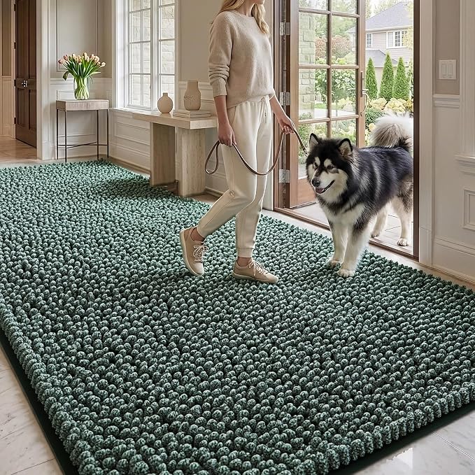 EHEYCIGA Super Absorbent Dog Door Mat by EHEYCIGA