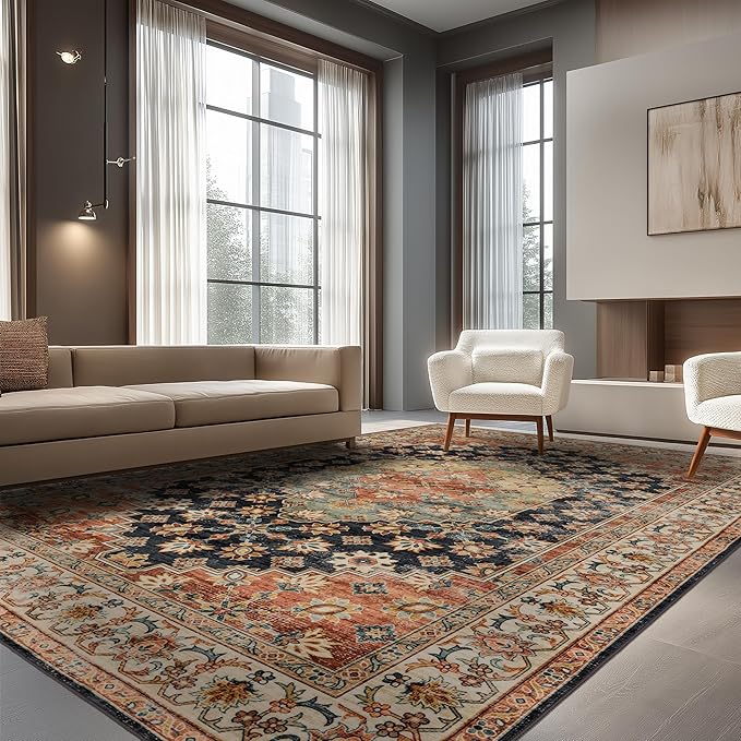 Ruaruarug Washable Area Rug 9x12 - Image 6