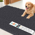 Dog Rugs for Muddy Paws 22x14 | Cleaner Mud Free Floors | Muddy Dogs Mats for by ITSOFT