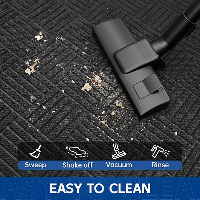 Durable Indoor Outdoor Door Mat, Non-Slip Backing, Stain and Fade Resistant - Image 4