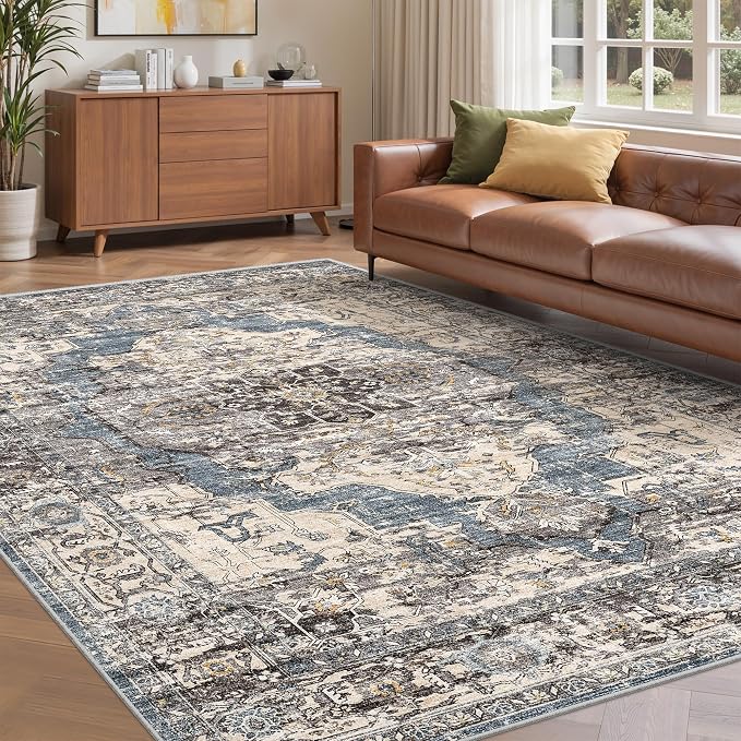 befbee 6x9 Area Rugs for Living Room, Super Soft Ultra-Thin Stain Resistant by Befbee