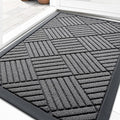 OLANLY Front Door Mat Outside Entrance 29.5x17, Heavy Duty Sturdy Natural by OLANLY