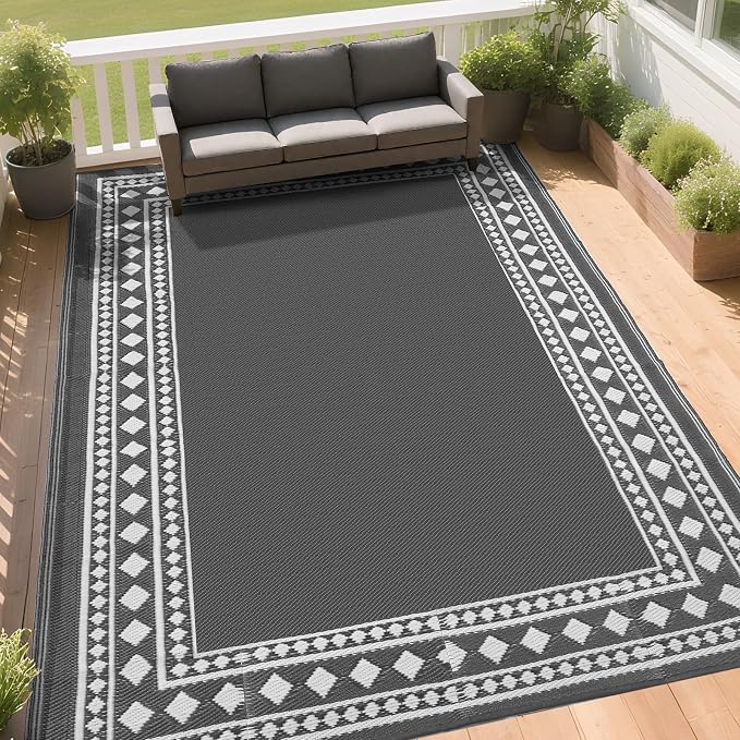 RURALITY Outdoor Rugs 5x8 Waterproof - Image 3