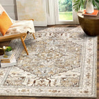 Yamaziot Area Rug 5x7, Non-Slip Washable Boho Vintage Living Room Bedroom Rug by Yamaziot