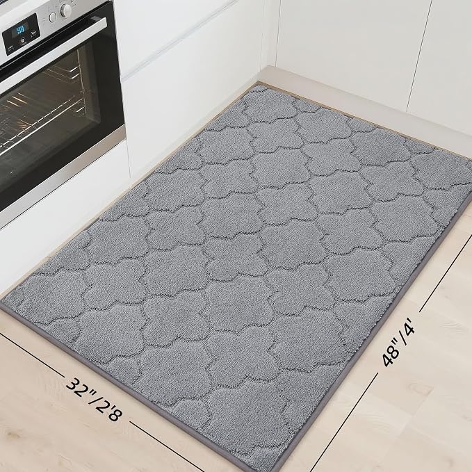 COSY HOMEER Kitchen Rugs 32"x48" Non-Slip Washable Kitchen Mats - Image 2