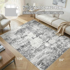 DMOYEST 7x9 Area Rugs for Living Room, Washable Large Abstract Rug, Non Slip - Image 9