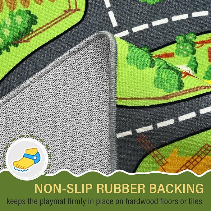 Farmyard Adventure Play Rugs, Educational and Fun Farm Play Mat - Image 7