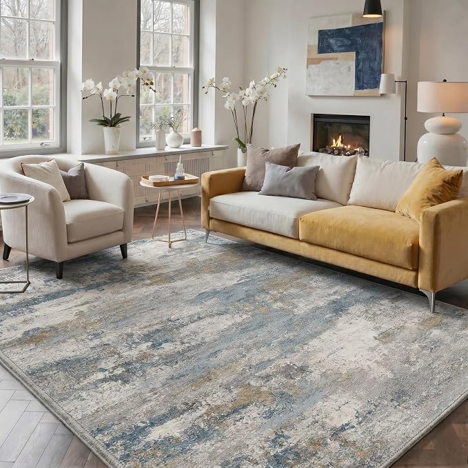 BEIMO Area Rugs 8x10 for Living Room Bedroom, Modern Abstract Machine Washable by BEIMO