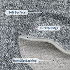 GarveeHome Scalloped Area Rug 4x6 Washable Rug Modern Floor Cover Soft Low Pile - Image 3