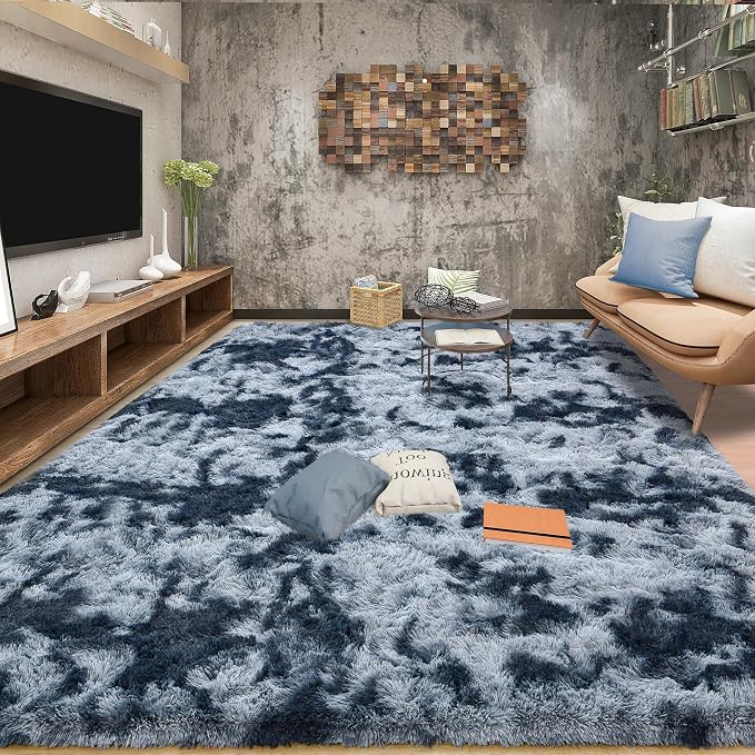 Tepook Area Rugs 9x12 for Living Room, Super Soft Fluffy Rugs for Bedroom by Tepook