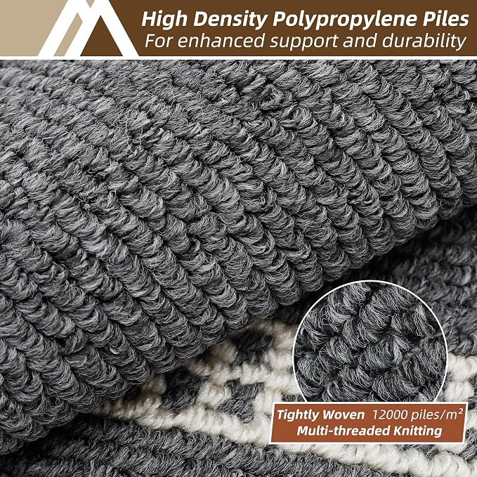 COSY HOMEER Kitchen Rugs Non-Slip 20x30/20x48 Inch Thick Polypropylene Standing - Image 2