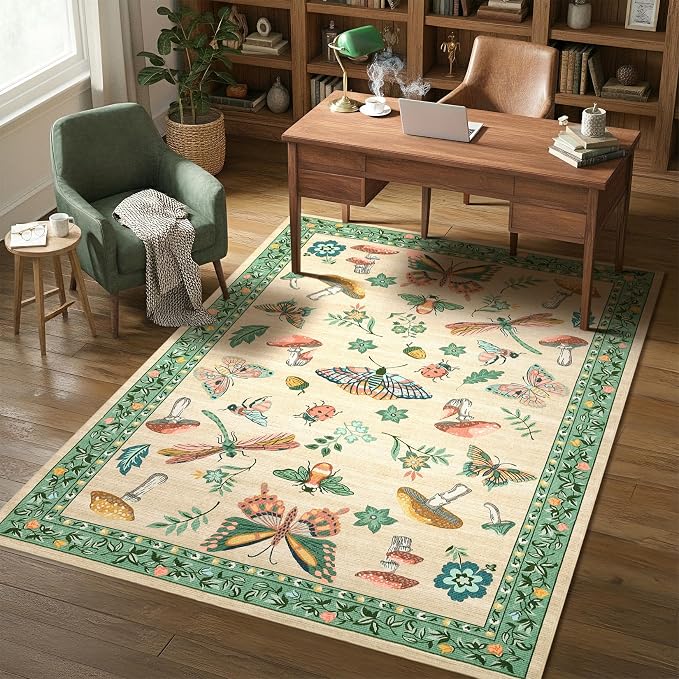 4x6 Rug Non-Slip Washable Carpet - Image 2