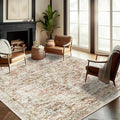 CHAMPLANT Washable Area Rug 10'x14' Boho Design Non-Shedding Easy Care Ideal by CHAMPLANT