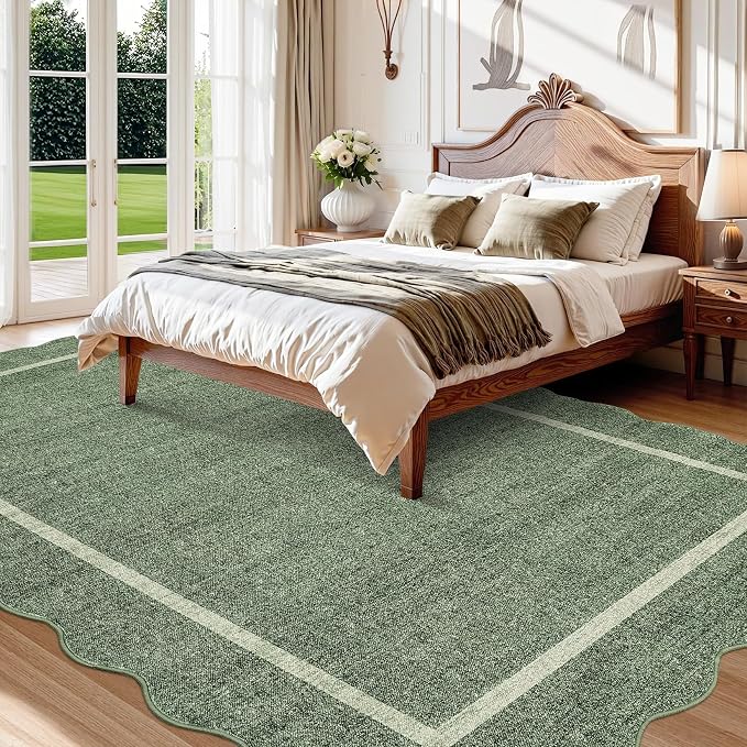 GarveeHome Scalloped Area Rug 4x6 - Image 7