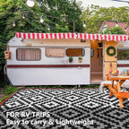 Outdoor Patio Plastic Straw Rug - Image 2