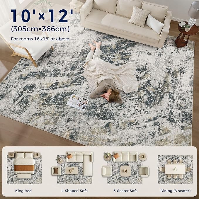 DMOYEST Area Rug Living Room Rugs - Image 5