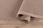 CAMILSON Easy Jute Round Rug 4ft Indoor Outdoor Natural Color Fiber Area Rugs - Image 4