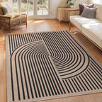 Tangsoo Easy Jute Area Rug 4x6 Washable Rug by Tangsoo