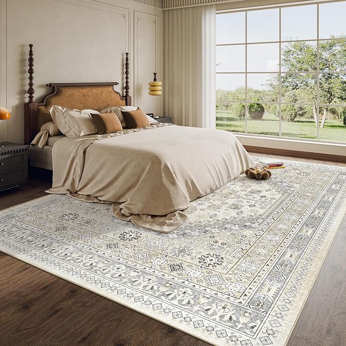 zesthome 8x10 Area Rugs for Living Room, Non-Slip Backing Washable Rugs - Image 9