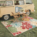 GENIMO Indoor Outdoor Area Rug 4'x6', Machine Washable Rugs - Image 3
