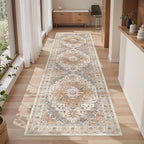 befbee 2x8 Runner Rug Washable Hallway Runner Rug Ultra-Thin Soft Kitchen Rug by Befbee